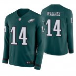 Camiseta NFL Hombre Philadelphia Eagles Mike Wallace Verde Therma Manga Larga