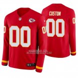 Camiseta NFL Kansas City Chiefs Personalizada Rojo Therma Manga Larga