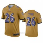Camiseta NFL Legend Baltimore Ravens Geno Stone Inverted Oro