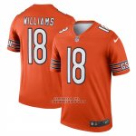 Camiseta NFL Legend Chicago Bears Caleb Williams Alterno Naranja