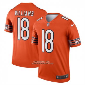 Camiseta NFL Legend Chicago Bears Caleb Williams Alterno Naranja