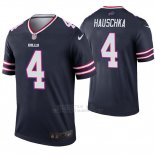 Camiseta NFL Legend Hombre Buffalo Bills 4 Steven Hauschka Inverted Azul