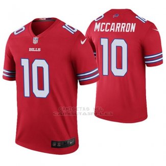 Camiseta NFL Legend Hombre Buffalo Bills Aj Mccarron Rojo Color Rush