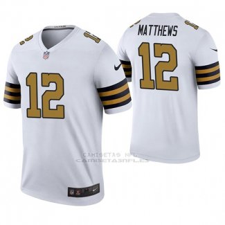 Camiseta NFL Legend Hombre New Orleans Saints Rishard Matthews Blanco Color Rush
