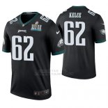 Camiseta NFL Legend Hombre Philadelphia Eagles Jason Kelce Negro Super Bowl Lii Champions Color Rush