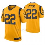 Camiseta NFL Legend Hombre St Louis Rams Marcus Peters Oro Color Rush