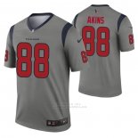 Camiseta NFL Legend Houston Texans Jordan Akins Inverted Gris