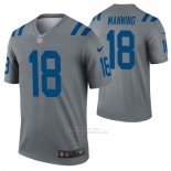 Camiseta NFL Legend Indianapolis Colts Peyton Manning Inverted Gris