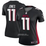 Camiseta NFL Legend Mujer Atlanta Falcons Julio Jones Negro