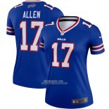 Camiseta NFL Legend Mujer Buffalo Bills Josh Allen Azul