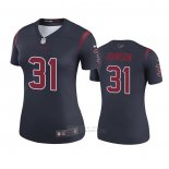 Camiseta NFL Legend Mujer Houston Texans David Johnson Azul Color Rush