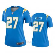 Camiseta NFL Legend Mujer Los Angeles Chargers 27 Joshua Kelley Azul