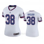 Camiseta NFL Legend Mujer New York Giants Rashaan Gaulden Blanco Color Rush