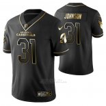 Camiseta NFL Limited Arizona Cardinals David Johnson Golden Edition Negro