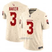 Camiseta NFL Limited Arizona Rojos Budda Baker 2025 Rivalries Collection Crema
