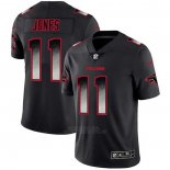 Camiseta NFL Limited Atlanta Falcons Jones Smoke Fashion Negro