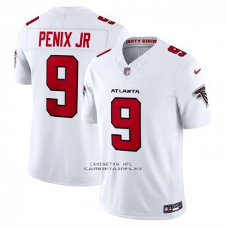 Camiseta NFL Limited Atlanta Falcons Michael Penix JR Vapor F.U.S.E. Blanco