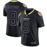 Camiseta NFL Limited Baltimore Ravens Jackson Lights Out Negro