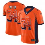 Camiseta NFL Limited Chicago Bears Payton Rush Drift Fashion Naranja