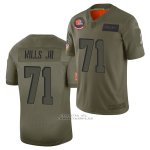Camiseta NFL Limited Cleveland Browns Jedrick Wills Jr. 2019 Salute To Service Verde