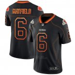 Camiseta NFL Limited Cleveland Browns Mayfield Lights Out Negro