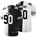 Camiseta NFL Limited Dallas Cowboys Lawrence White Black Split