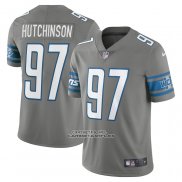 Camiseta NFL Limited Detroit Lions Aidan Hutchinson Alterno Vapor Gris