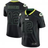 Camiseta NFL Limited Green Bay Packers Rodgers Lights Out Negro
