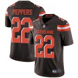 Camiseta NFL Limited Hombre 22 Peppers Cleveland Browns Negro