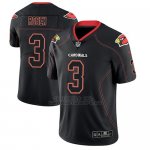 Camiseta NFL Limited Hombre Arizona Cardinals Josh Rosen Negro Color Rush 2018 Lights Out