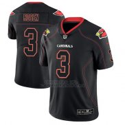 Camiseta NFL Limited Hombre Arizona Cardinals Josh Rosen Negro Color Rush 2018 Lights Out