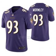 Camiseta NFL Limited Hombre Baltimore Ravens Chris Wormley Violeta Vapor Untouchable