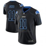 Camiseta NFL Limited Hombre Detroit Lions Marvin Jones Negro Color Rush 2018 Lights Out