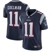 Camiseta NFL Limited Hombre New England Patriots 11 Edelman Negro