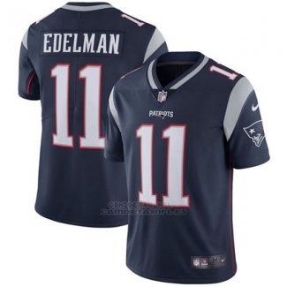 Camiseta NFL Limited Hombre New England Patriots 11 Edelman Negro
