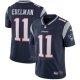 Camiseta NFL Limited Hombre New England Patriots 11 Edelman Negro