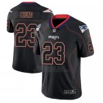 Camiseta NFL Limited Hombre New England Patriots Patrick Chung Negro Color Rush 2018 Lights Out