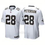 Camiseta NFL Limited Hombre New Orleans Saints 28 Adrian Peterson Game Blanco