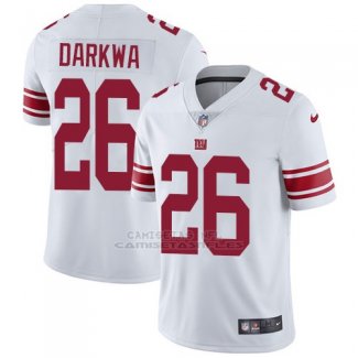 Camiseta NFL Limited Hombre New York Giants 26 Orleans Darkwa Blanco Stitched Vapor Untouchable