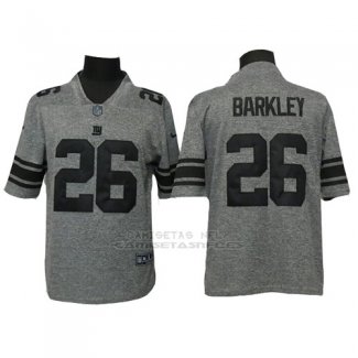 Camiseta NFL Limited Hombre New York Giants 26 Orleans Darkwa Gris