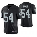 Camiseta NFL Limited Hombre Oakland Raiders Emmanuel Lamur Negro Vapor Untouchable