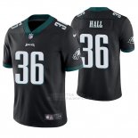 Camiseta NFL Limited Hombre Philadelphia Eagles Deiondre' Hall Negro Vapor Untouchable