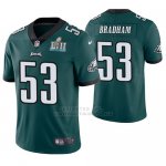 Camiseta NFL Limited Hombre Philadelphia Eagles Nigel Bradham Verde Super Bowl Lii Champions