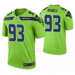 Camiseta NFL Limited Hombre Seattle Seahawks John Randle Verde Color Rush