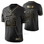 Camiseta NFL Limited Houston Texans Lamar Miller Golden Edition Negro