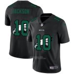 Camiseta NFL Limited LPhiladelphia Eagles Jackson Logo Dual Overlap Negro