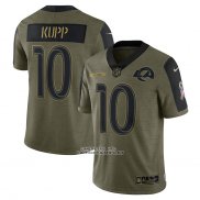 Camiseta NFL Limited Los Angeles Rams Cooper Kupp 2021 Salute To Service Verde