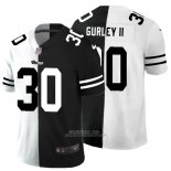 Camiseta NFL Limited Los Angeles Rams Gurley II White Black Split