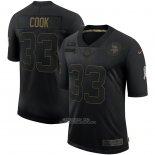 Camiseta NFL Limited Minnesota Vikings Cook 2020 Salute To Service Negro