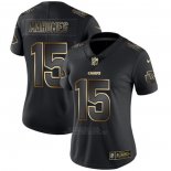 Camiseta NFL Limited Mujer Kansas City Chiefs Mahomes Vapor Untouchable Negro